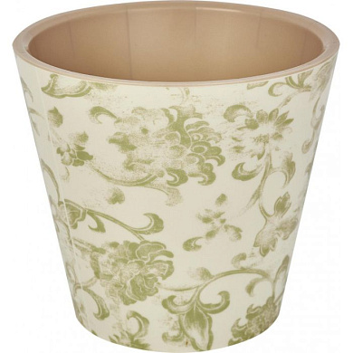 Горшок для цветов London Deco 230 мм, 5л Изящный узор Пластик Репаблик ING6206УЗ