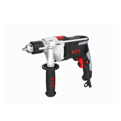 Дрель ударная, 220В., 950Вт. 1,5-13 мм,0-3000 об/мин., 4800 уд/мин. мет. корп. редуктора, ключевой патрон PIT PSB13-C8
