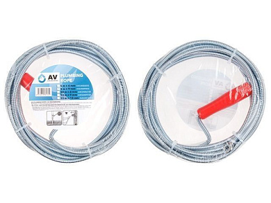 Трос сантехнический пружинный Ø9 мм длина 5 м AV Engineering AVE34009050