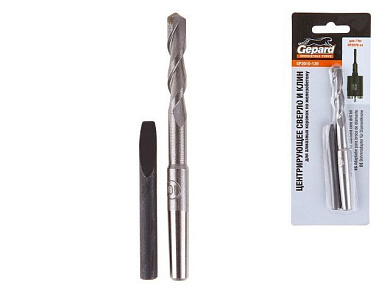 Центрирующее сверло и клин для коронки алмазной по железобетону Gepard GP2010-120