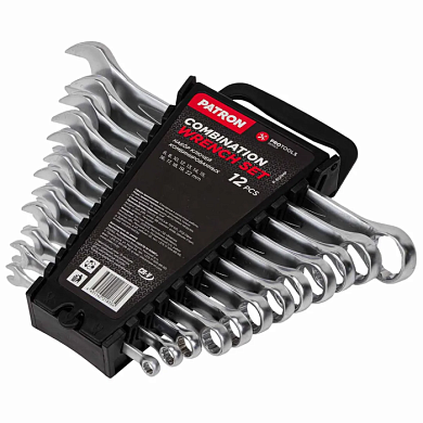 Набор ключей комбинированных 6-22 мм 12 пр PATRON P-5121MP