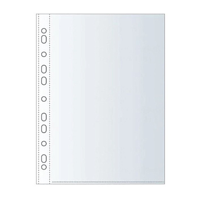 Файл (папка-карман) "Inter-folia", А4, 90 мк, 50 шт., прозрачный