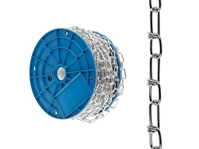 Цепь витая, оцинк. М2,5 DIN 5686 бухта 30 м Starfix SMP-84049-30