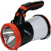 Фонарь 102х155х175 мм 3 в 1 530lm, 500м, 3.7V, 4400mAh, usb, IP54 Yato YT-08579