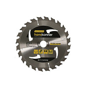 Диск пильный 165×20×2.2 мм, 24 зуба, по дереву, Hanskonner H9022-165-20-24T