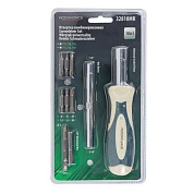 Отвертка комбинированная в комлекте с битами RockForce RF-32818MR