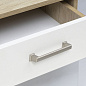 Ручка меб. скоба мет. IONIKA 128 шлифованная сталь AKS 56922