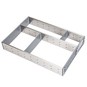 Комплект разделителей L550 универсальный металлический Organizer нержавеющая сталь (523*293*65) AKS 64602