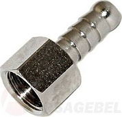 Переходник резьбовой, внутр. резьба 1/4"-"елочка" 10 мм H-D HD-1259