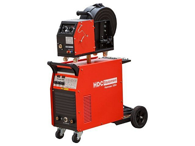 Полуавтомат сварочный Kansas 350, 380В, MIG/FLUX/MMA, евроразъем, синергетич. режим HDC HD-KNS350-E3