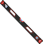 Уровень Deli 800 мм, с двойным обзором, пузырьковый