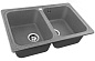 Мойка кухонная из мраморной крошки, графит, C02-24 Gerhans