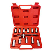 Набор приспособлений для откручивания маслосливных пробок HOREX HZ 25.1.029SK