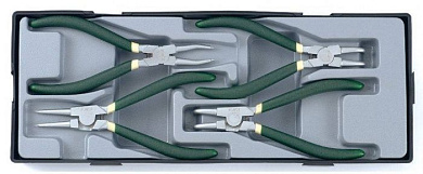 Набор съемников стопорных колец 4 пр. Force T5043A