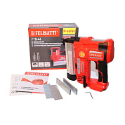 Аккумуляторный гвоздезабиватель (картон, без аккум.), 18В, макс.длина гвоздей 50мм, макс.длина скоба 40мм, до 100 гвоздей Felisatti FT1646 Felisatti