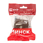 Розетка TV 1-местная ОП Минск 75Ом 5-862МГц тёмное дерево EKF EGA00-027-40