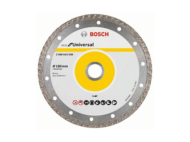 Алмазный круг 180х22 мм универс. Turbo ECO UNIVERSAL Bosch 2608615047