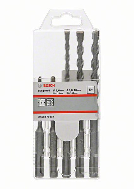 Набор сверл SDS-plus-1 5/6/6/8/10 мм (5 шт) BOSCH (2608579119)