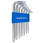 Набор ключей Г-образных TORX 7 пр., Т10Н-Т40Н-с отверстием Forsage F-5071T