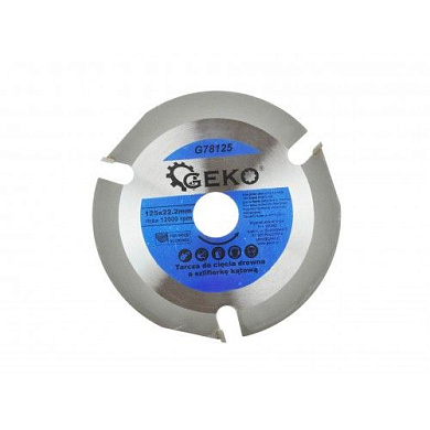 Диск пильный с напаянными зубцами из твердых сплавов 125х22х3T G78125