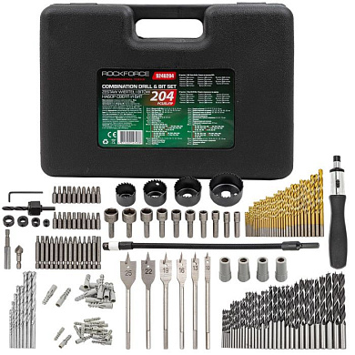 Комбинированный набор оснастки 204 пр. RockForce RF-924U204