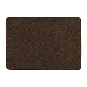Коврик влаговпитывающий, ребристый, "Slim", коричневый ВОРТЕКС 24387