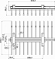 Вешалка выдвижная для брюк крепл.верх., хром AKS GRIDLI 39514