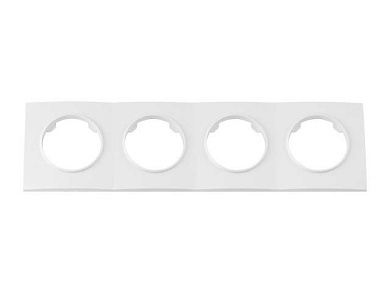 Рамка 4-местная белая, Прованс, Bylectrica ЮЛИГ.735212.502
