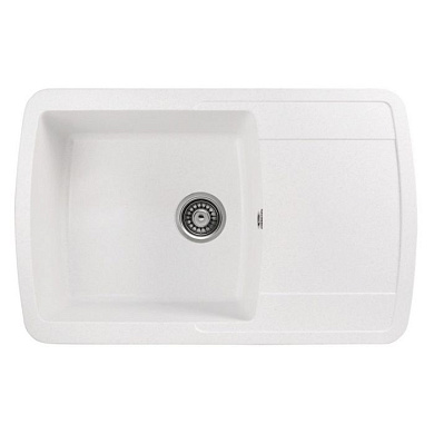 Мойка кухонная из мраморной крошки, белый, B29-18 Gerhans
