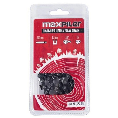 Цепь пильная МХ, 350мм/14'', 3/8, 1.3мм, 52зв. (Partner, Poulan, Husqvarna 120, 130, ECHO) PIT MX-1,3-52-3/8