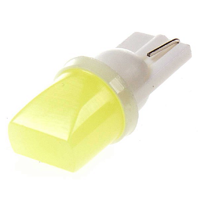 Автолампа диод T0 (W5W) 2V COB -конт Белая комп.0 шт габарит/стоп/салон/номер SKYWAY S08201099