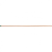 Черенок деревянный, 25 х 1200 мм, высший сорт, пластиковая резьба (подходит для метел, щеток) Россия 68416