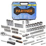 Набор инструментов 94 пр. 1/4''&1/2'' 6-гр Partner PA-4941-5
