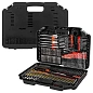 Набор сверл разнопрофильных, головок и бит с битодержателями HSS 4241 246 пр RockForce RF-924U246