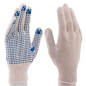 Перчатки х/б, ПВХ покрытие, ''Точка'', 10 класс Россия 67785