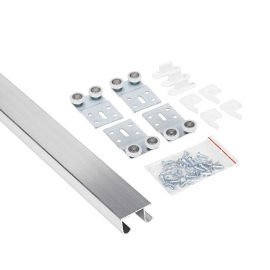 Комплект UNIFUTURE для 2 раздвижных дверей 50 кг (с направляющей L-2000 мм) LAGUNA 34404