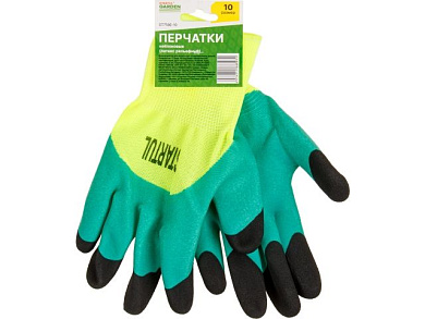 Перчатки нейлон, латексное рельефное покрытие 10 р-р STARTUL GARDEN ST7186-10