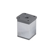 Опора меб. алюм. DAКP-27 h60 с регул. шлифованная сталь AKS 63642