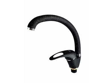 Смеситель для кухни, цинк, черный Ledeme L5902F