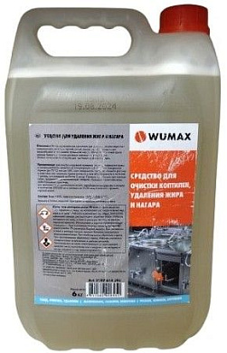Средство для очистки коптилен, удаления жира и нагара, 6 кг WUMAX 1997614595