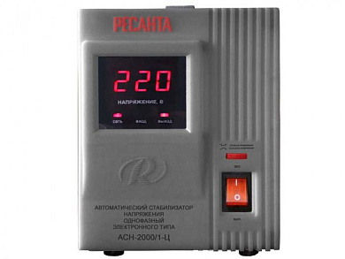 Стабилизатор напряжения напольный АСН-2000/1-Ц Ресанта 63/6/4
