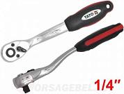 Трещотка 1/4'' T72 CrV6140 Yato YT-0316