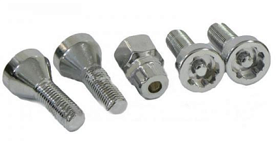 Набор болтов на колесные диски М12 х 1,5 RH 28 мм 5 пр. Force 645205