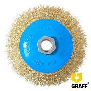 Щётка по металлу 115 мм М14 дисковая гофрированная GRAFF 30211514