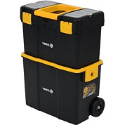 Тележка 2-х сегментная для инструмента со съемным ящиком 46х26х62,5/83см Vorel 78731