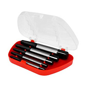 Набор экстракторов для поврежденных болтов 5 предметов (3-19 мм) Horex HZ 24.1.061W