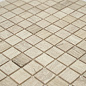 Мозаика Pietrine Travertino Silver MAT, 23х23х4 мм, MOSAICSTORY 30140