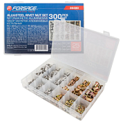 Набор заклепок алюминиевых и стальных 300 шт Forsage F-36480