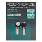 Блок подготовки воздуха, фильтр-регулятор + лубрикатор, 1/4" RockForce RF-BFC2000