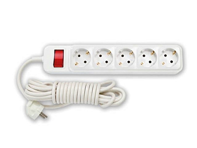 Удлинитель 3,5м (5 роз., 2.5кВт, с/з, ПВС 3х0,75 бытовой) Bylectrica У10-2863.5м